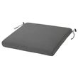 IKEA - FRÖSÖN/DUVHOLMEN, outdoor chair pad, dark grey, 44x44 cm