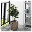 IKEA - RAGKORN, plastic plant pot, natural, 24 cm