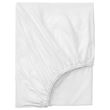 IKEA - VARVIAL, fitted sheet, white, 80x200 cm