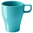 IKEA - FARGRIK, mug, turquoise, 25 cl