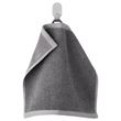 IKEA - HIMLEAN, hand towel, dark grey-melanj, 30x30 cm