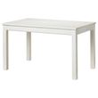 IKEA - LANEBERG, extendable dining table, white, seats 4-6