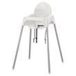 IKEA - ANTILOP, mama sandalyesi, beyaz, 90 cm