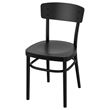 IKEA - IDOLF, wooden chair, black