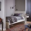 IKEA - MALM/LÖNSET, single bed, white, 90x200 cm
