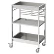 IKEA - KUNGSFORS, trolley, stainless steel, 60x40 cm