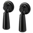 IKEA - MOSSARYD, knob, black, 21 mm