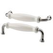 IKEA - HISHULT, handle, porcelain white, 140 mm