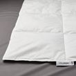 IKEA - FJALLARNIKA, double duvet, white, light warm