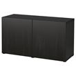 IKEA - BESTA, dolap kombinasyonu, venge, 120x42x65 cm