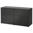 IKEA - BESTA, dolap kombinasyonu, venge, 120x42x65 cm