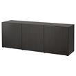 IKEA - BESTA, dolap kombinasyonu, venge, 180x42x65 cm