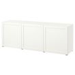 IKEA - BESTA, dolap kombinasyonu, beyaz, 180x42x65 cm