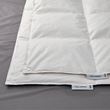 IKEA - FJALLARNIKA, single duvet, white, all seasons