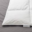 IKEA - FJALLARNIKA, double duvet, white, warm