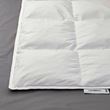 IKEA - FJALLBRACKA, double duvet, white, warm