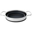 IKEA - KLOCKREN, colander, stainless steel/silicon, 5 l