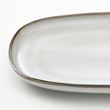 IKEA - GLADELIG, serving plate, grey, 31x19 cm