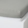 IKEA - VARVIAL, fitted sheet, grey, 80x200 cm