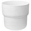 IKEA - FÖRENLIG, plastic plant pot, white, 24 cm