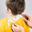 IKEA - MALA, apron with long sleeves, yellow, 60 cm