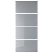 IKEA - BJÖRNÖYA, panels for sliding door frame, gray light painted effect, 100x236 cm