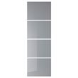 IKEA - BJÖRNÖYA, panels for sliding door frame, gray light painted effect, 75x236 cm