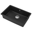 IKEA - KILSVIKEN/LILLVIKEN, single-bowl insert sink, black, 72x46 cm