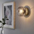 IKEA - SOLKLINT, wall lamp, brass-grey