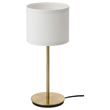 IKEA - RINGSTA/SKAFTET, lampshade, brass-white