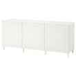 IKEA - BESTA, dolap kombinasyonu, beyaz, 180x42x74 cm