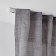 IKEA - FRAMFUSIG, curtain rod set, white, 100-180 cm