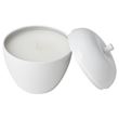 IKEA - VINTERFINT, metal kutuda kokulu mum, beyaz, 24 saat