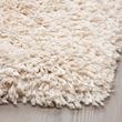 IKEA - VOLLERSLEV, large rug, white, 160x230 cm