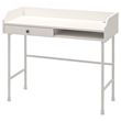 IKEA - HAUGA, desk, white, 100x84 cm