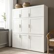 IKEA - SANNIDAL, wardrobe door, white, 60x60 cm