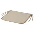 IKEA - BRAMÖN, chair pad, grey/beige, 34x34x1 cm