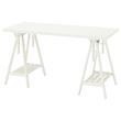 IKEA - LAGKAPTEN/MITTBACK, desk, white, 140x60 cm