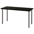 IKEA - LAGKAPTEN/ADILS, desk, black-brown/dark grey, 140x60 cm
