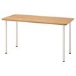 IKEA - ANFALLARE/ADILS, desk, bamboo/white, 140x65 cm