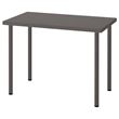 IKEA - LINNMON/ADILS, desk, dark grey, 100x60 cm