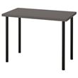 IKEA - LINNMON/ADILS, desk, dark grey/black, 100x60 cm