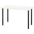 IKEA - LAGKAPTEN/ADILS, desk, white/black, 120x60 cm