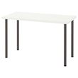 IKEA - LAGKAPTEN/ADILS, desk, white/dark grey, 120x60 cm