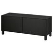 IKEA - BESTA, tv bench, blackbrown, 120x42x48 cm