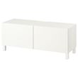 IKEA - BESTA, tv sehpası, beyaz, 120x42x48 cm