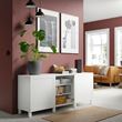 IKEA - BESTA, dolap kombinasyonu, beyaz, 180x40x74 cm