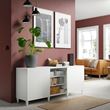 IKEA - BESTA, dolap kombinasyonu, beyaz, 180x42x74 cm