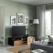 IKEA - BESTA, tv sehpası, venge-meşe kaplama, 180x42x39 cm