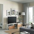 IKEA - BESTA, tv sehpası, beyaz-meşe kaplama, 180x42x39 cm